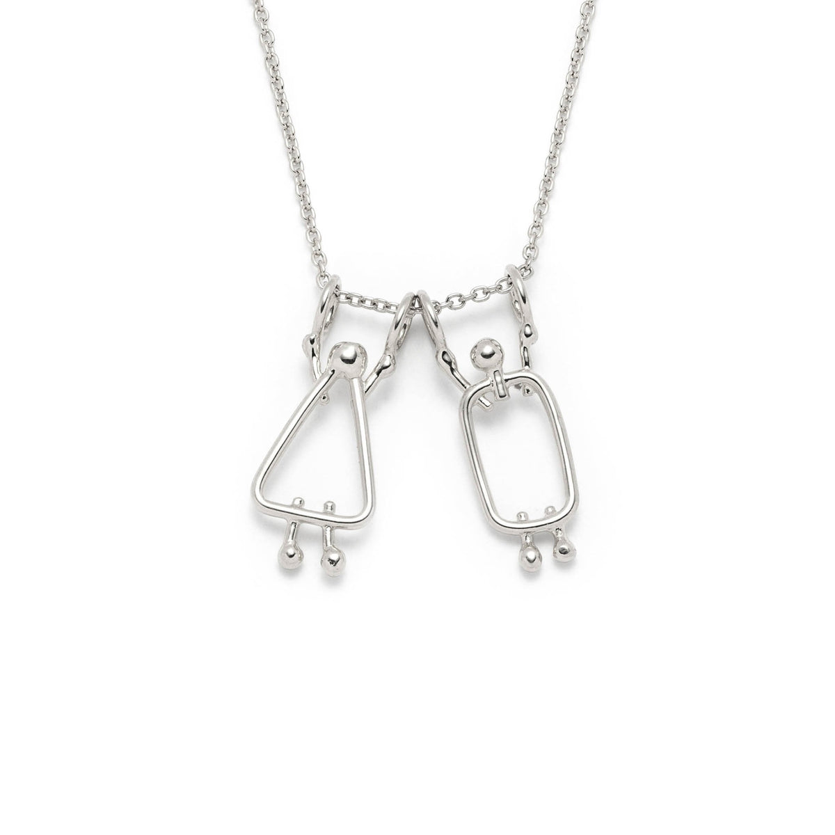 Mom and dad necklace