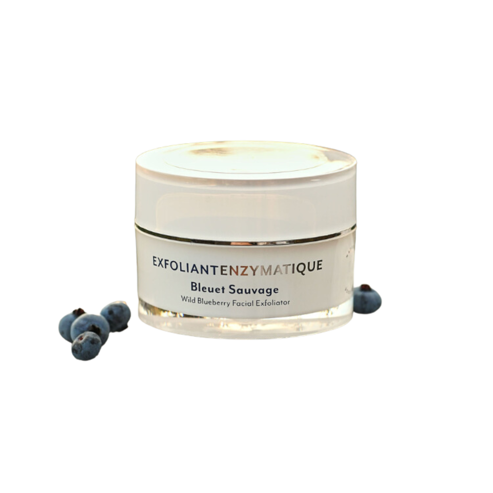 Exfoliant enzymatique pour le visage aux bleuets sauvages