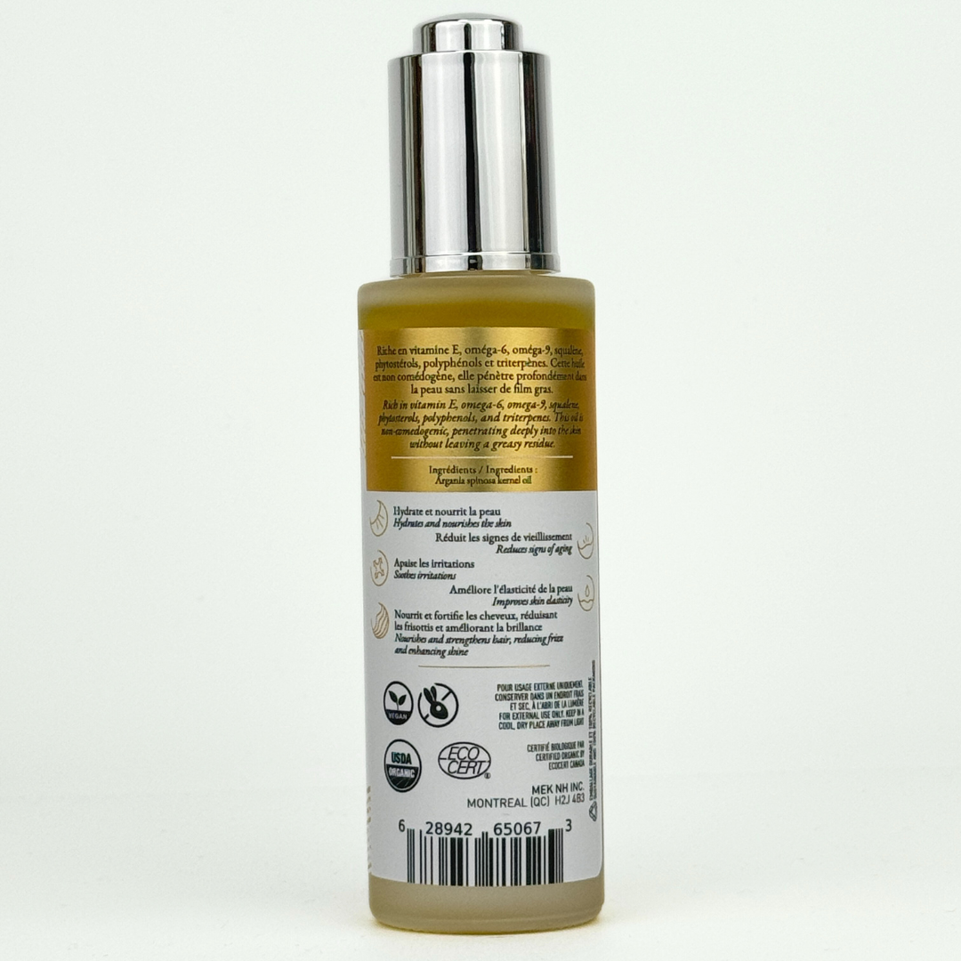 Huile d'Argan biologique