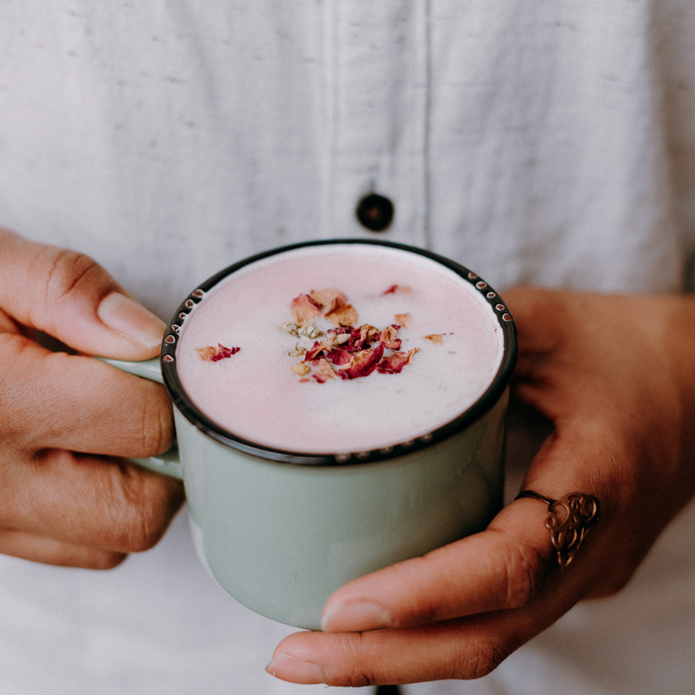 Latté nocturne rose - Rose et Camomille (ancien 48g)
