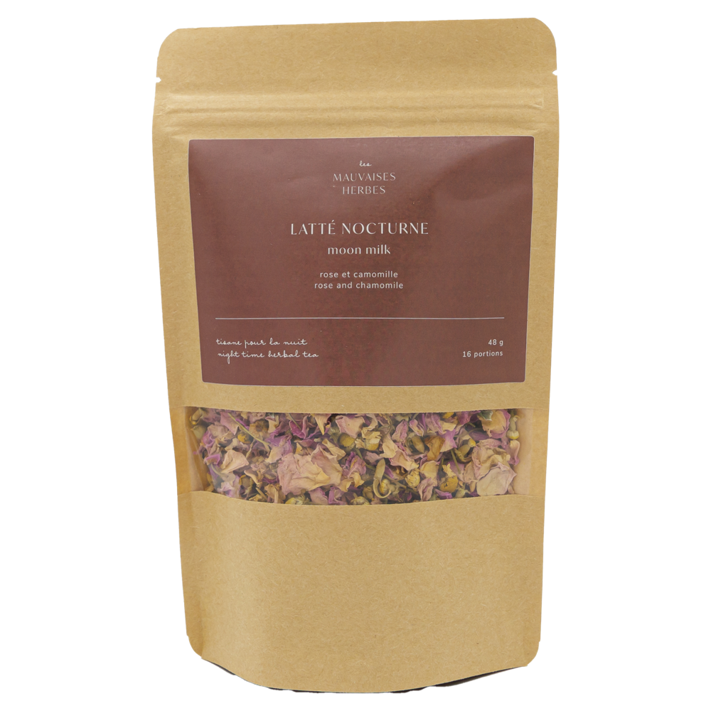 Latté nocturne rose - Rose et Camomille (ancien 48g)