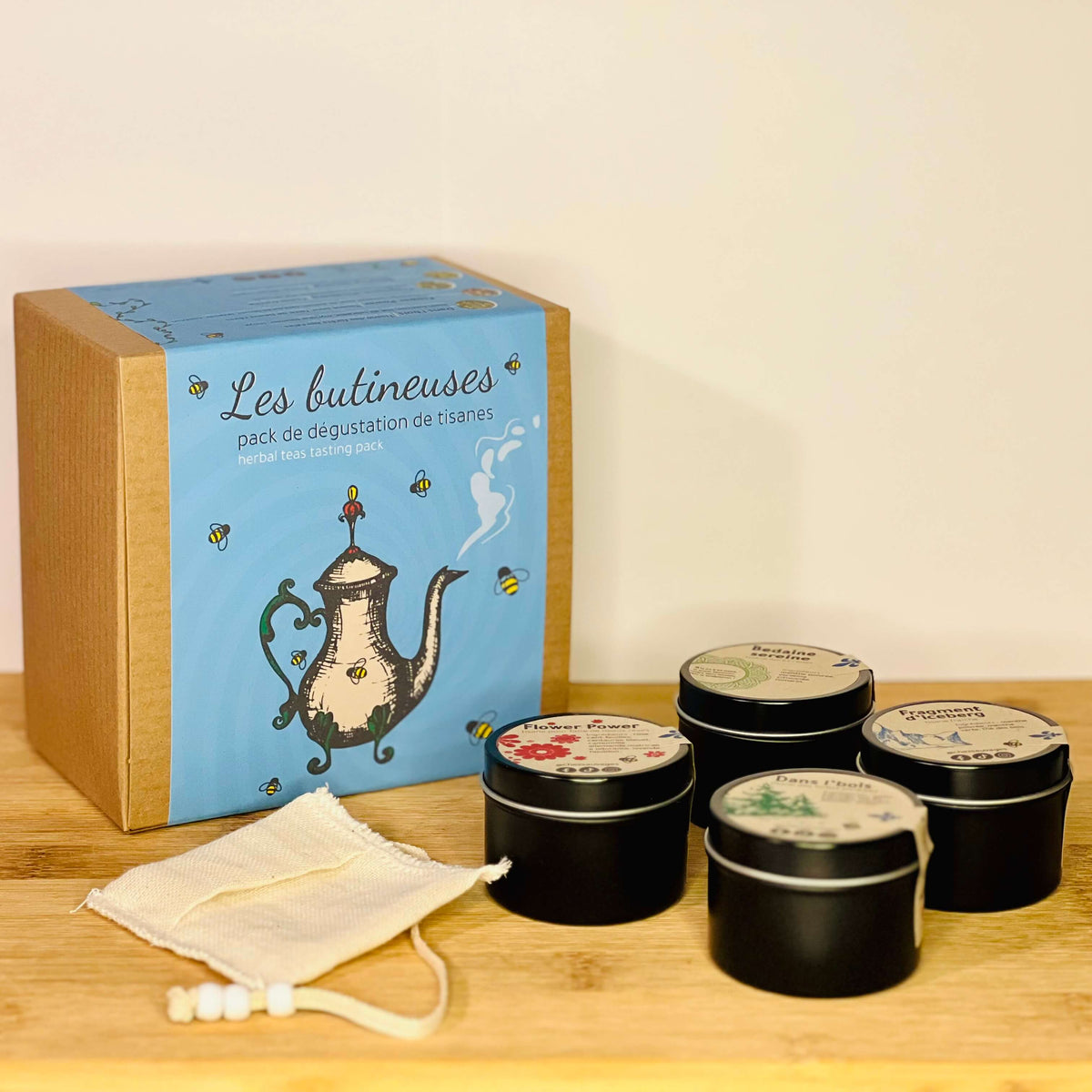 Les butineuses - Coffret de dégustation de tisanes