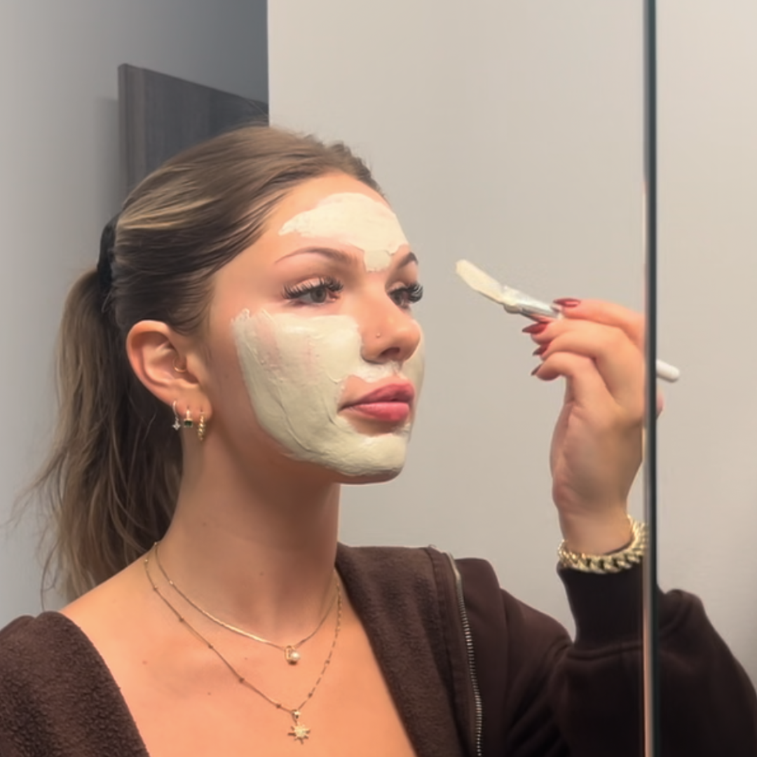 Masque affinant éclat instantané à l'argile blanche kaolin