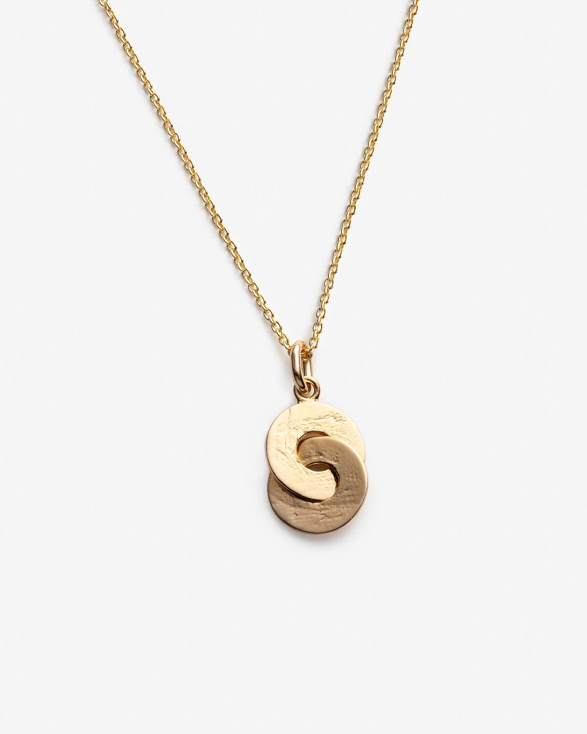 Engagée - Necklace with interlocking circles pendant