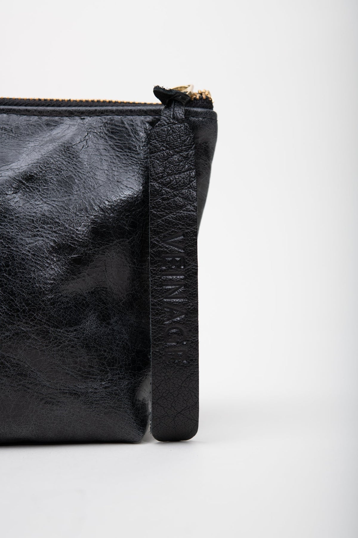 Pochette en cuir, étui à cosmétique, coffre à crayon, modèle GARNIER
