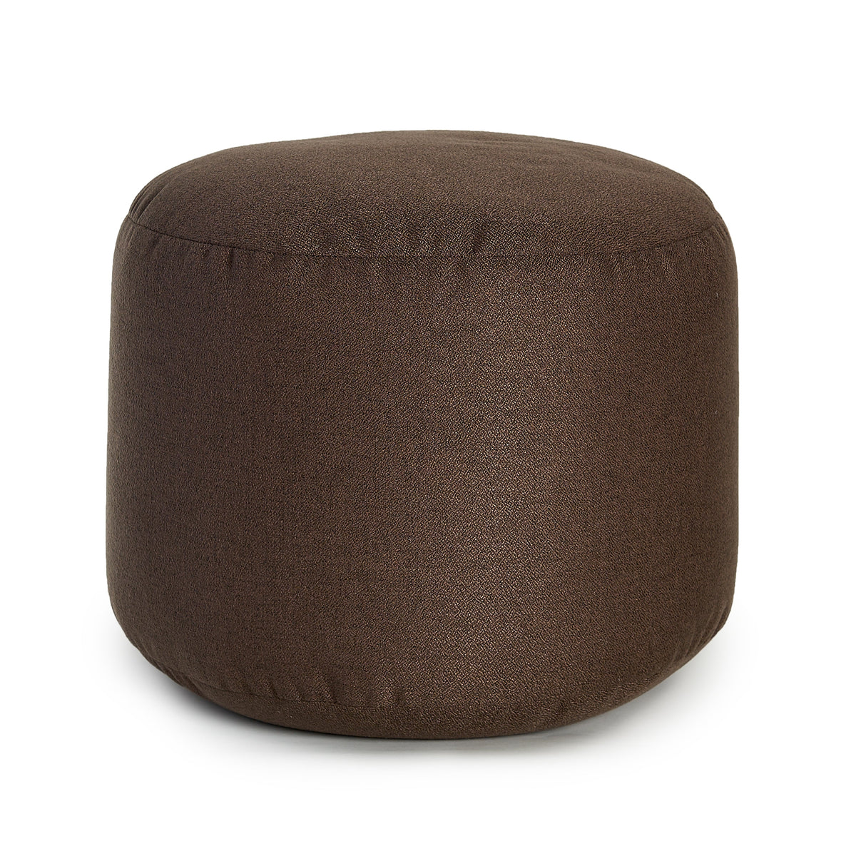 Pouf Repose-Pieds Rond - Sepia