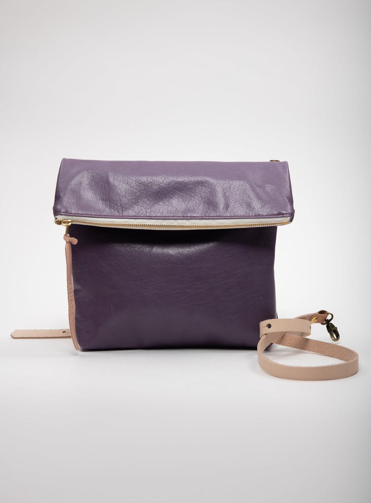Sac à main en cuir avec ganse bandoulière modèle BORDEAUX