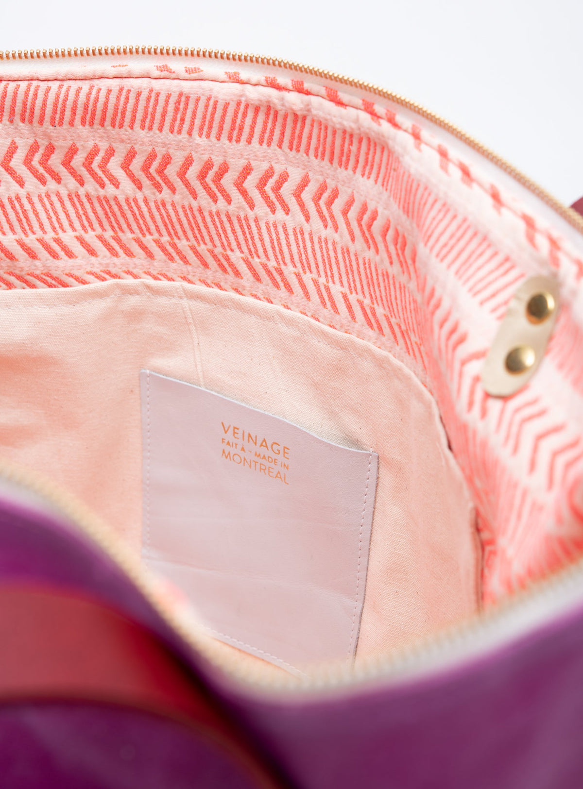 Sac de voyage en coton ciré et cuir modèle FRONTENAC