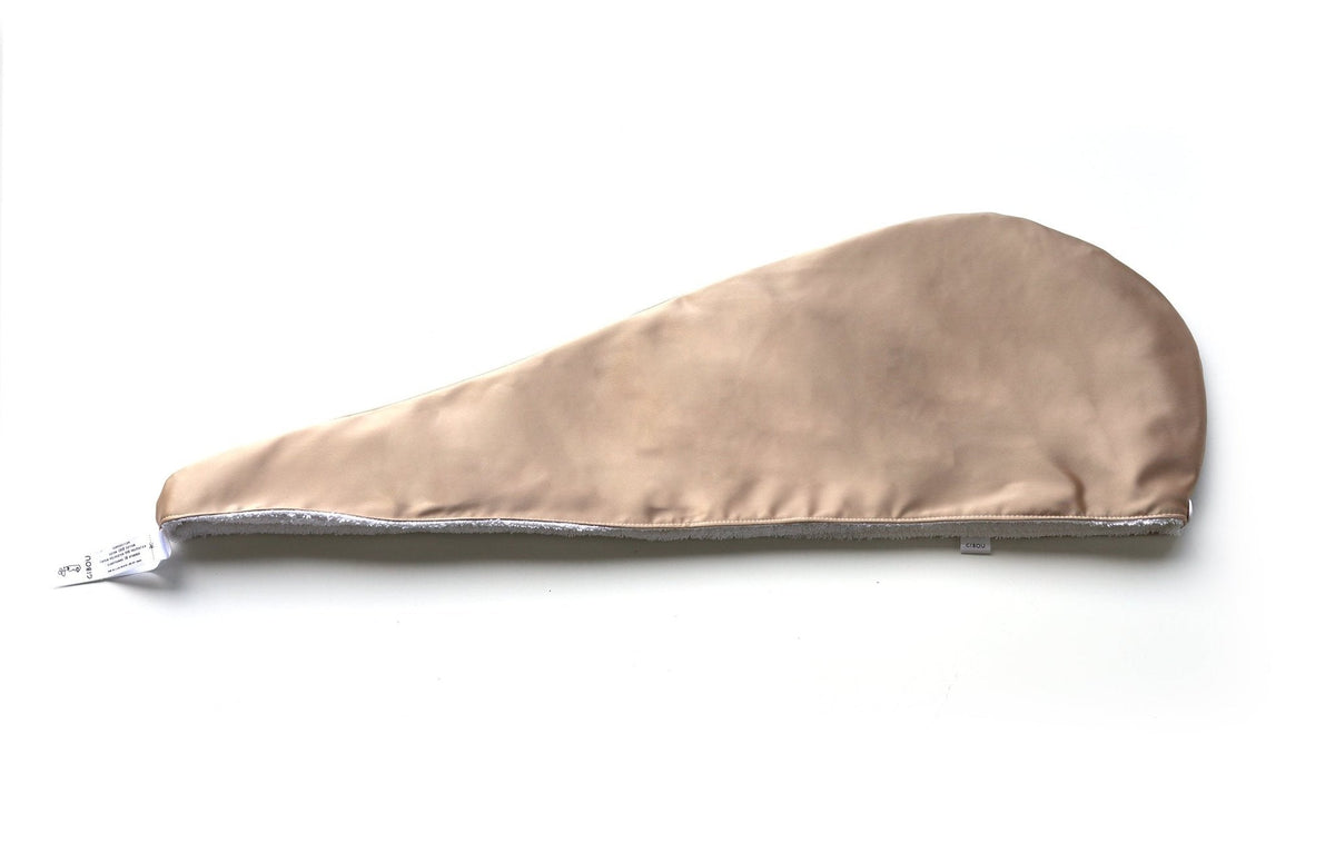 Serviette en bonnet pour les cheveux