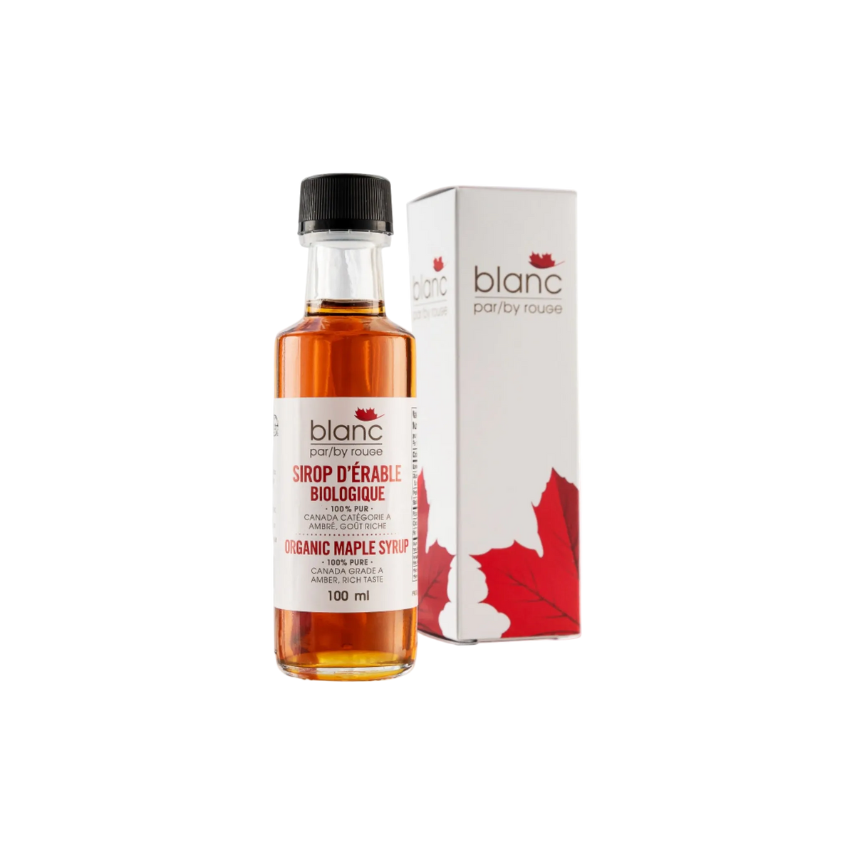 Amber organic maple syrup