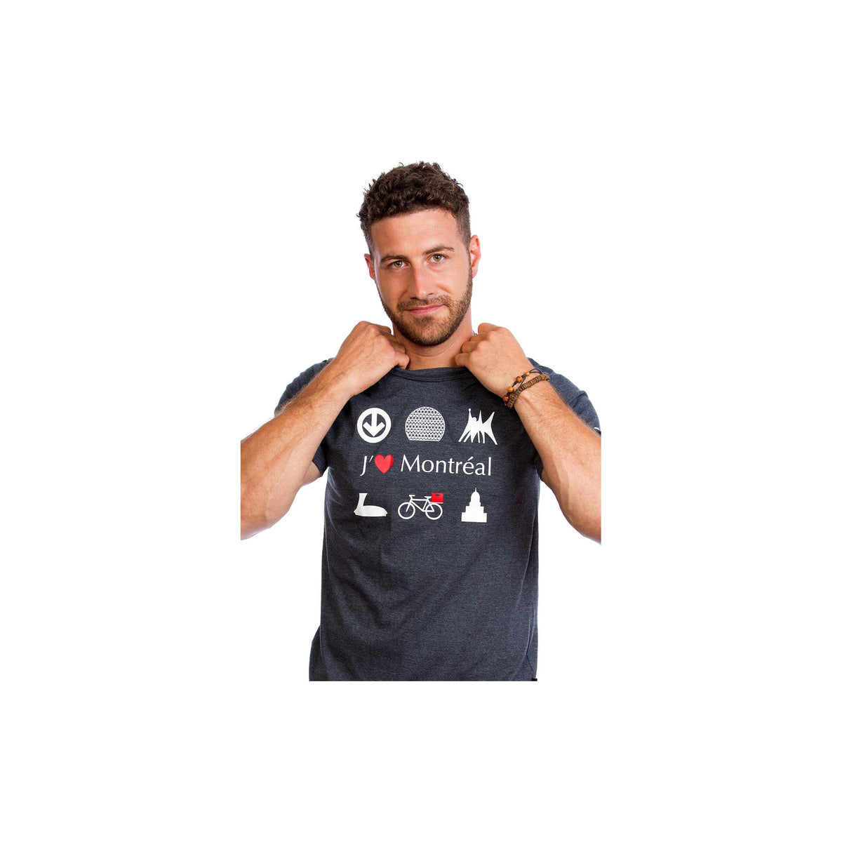 T-shirt pour homme - J'aime Montréal
