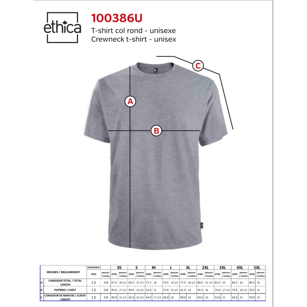 T-Shirt unisexe - Bleue marine
