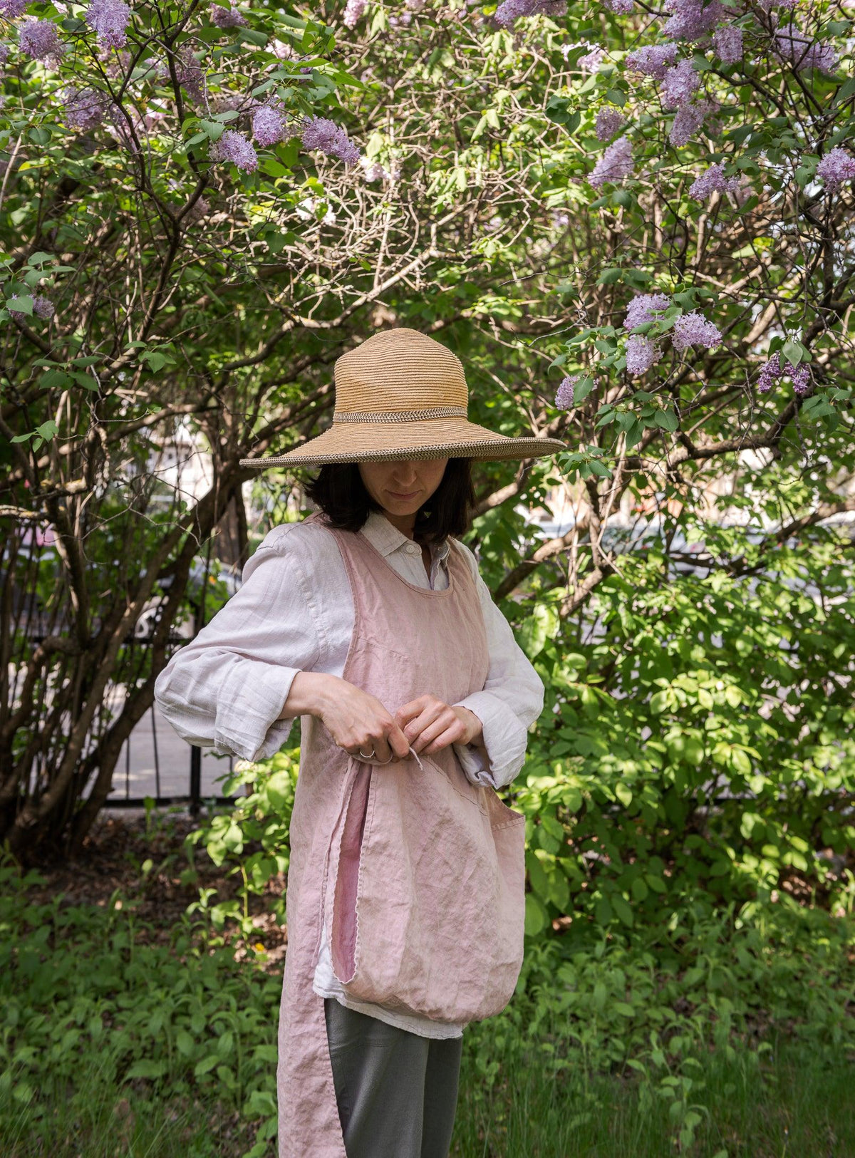 Tablier Jardinier - Vieux-rose
