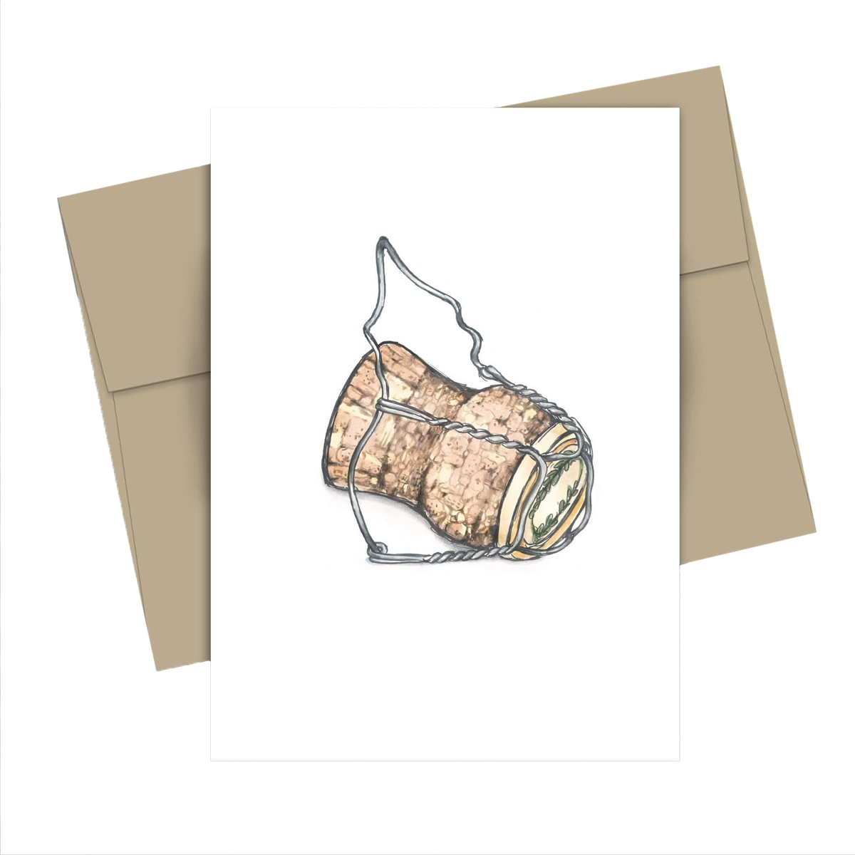 Carte de souhaits - Bouchon