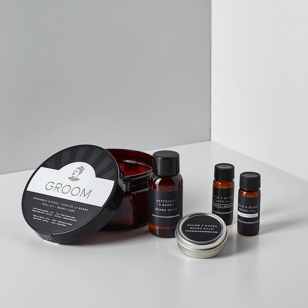 Ensemble d'essai pour la barbe