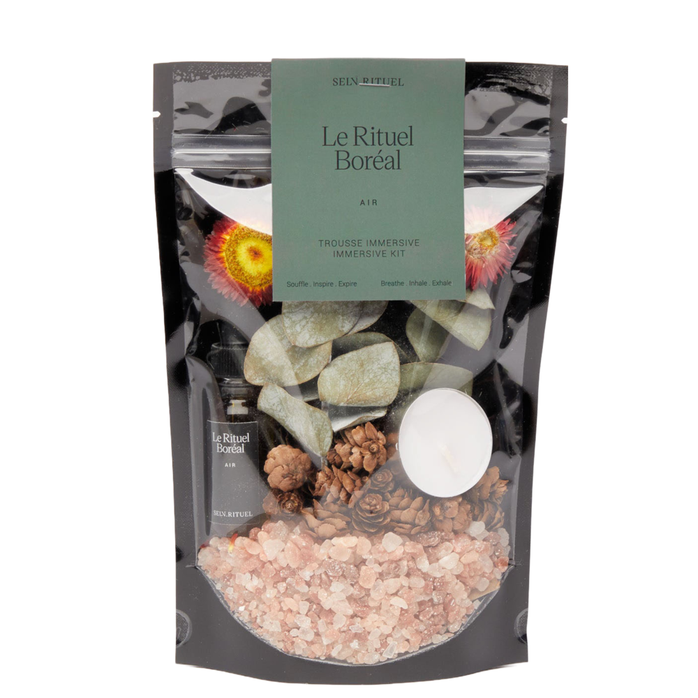Trousse immersive pour le bain - Rituel Boréal - Air